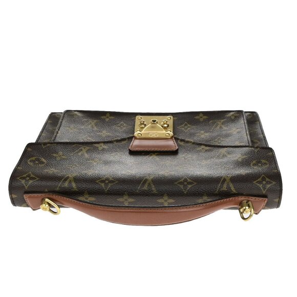 LOUIS VUITTON Monceau 28 Hand Bag Monogram Leather Brown M51185 70YG720 - Picture 5 of 14